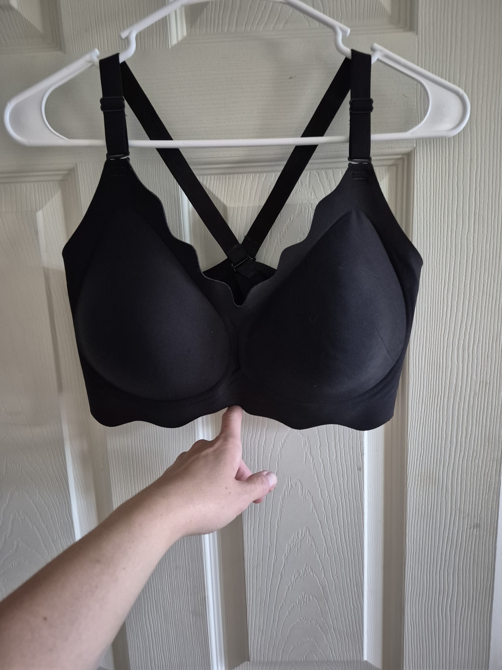 Seamless Black Sculpting Bra
